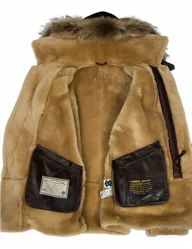 Walter | Klassische Leder-Winterjacke