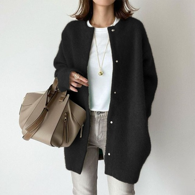 Lina | Kuscheliger Cardigan-Mantel