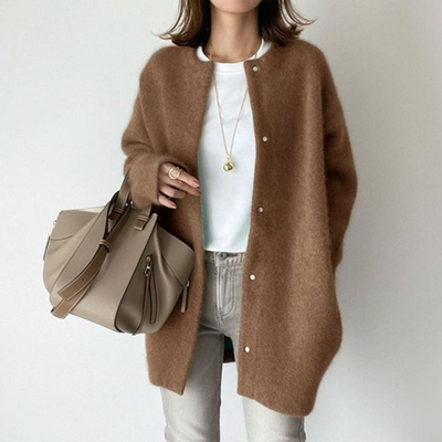 Lina | Kuscheliger Cardigan-Mantel