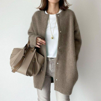 Lina | Kuscheliger Cardigan-Mantel