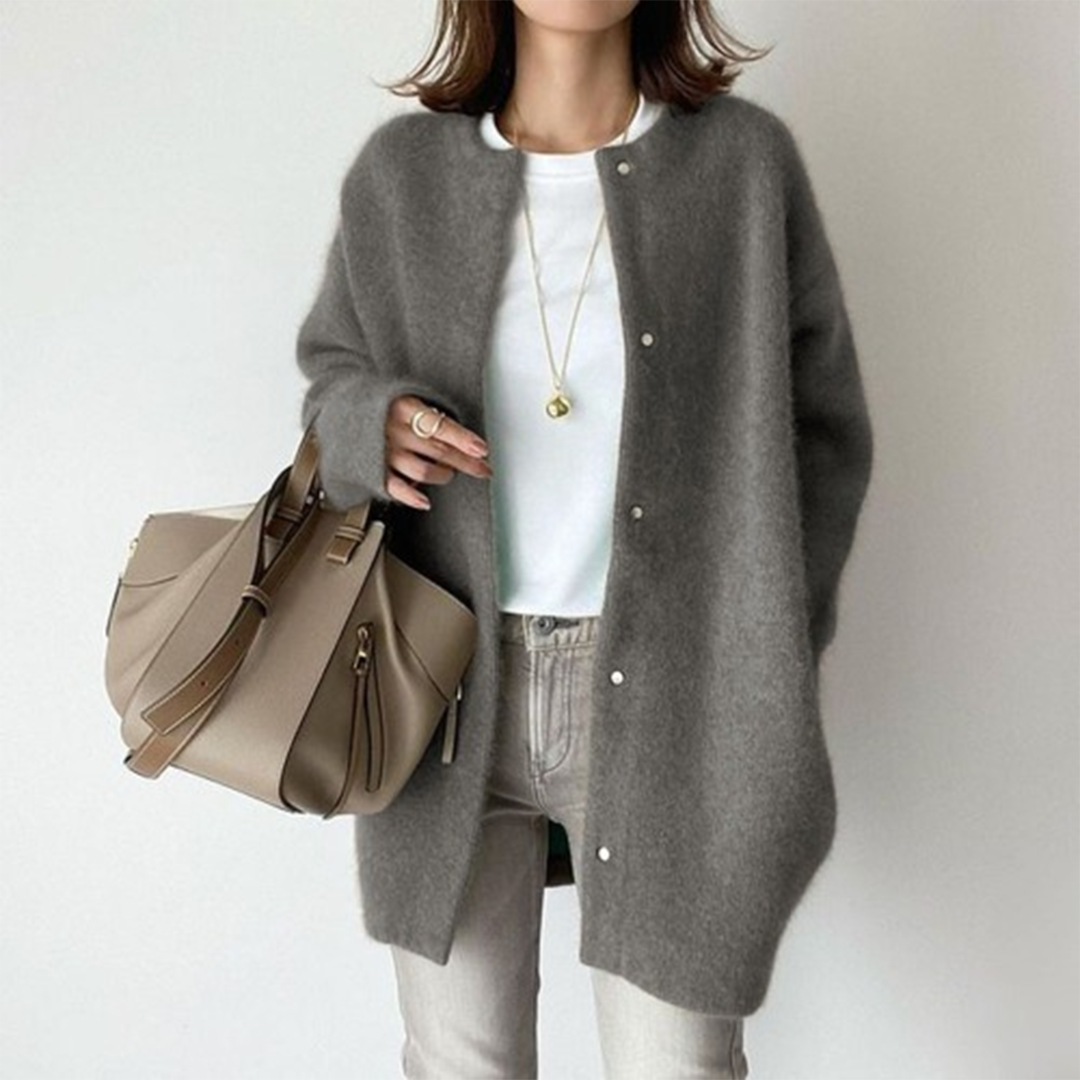 Lina | Kuscheliger Cardigan-Mantel