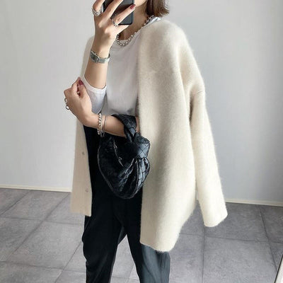 Lina | Kuscheliger Cardigan-Mantel
