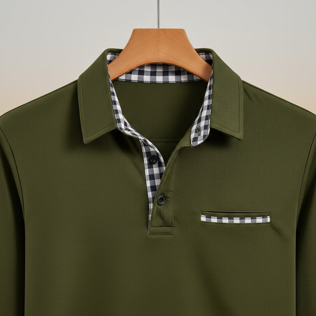 Mason | Langarm-Poloshirt