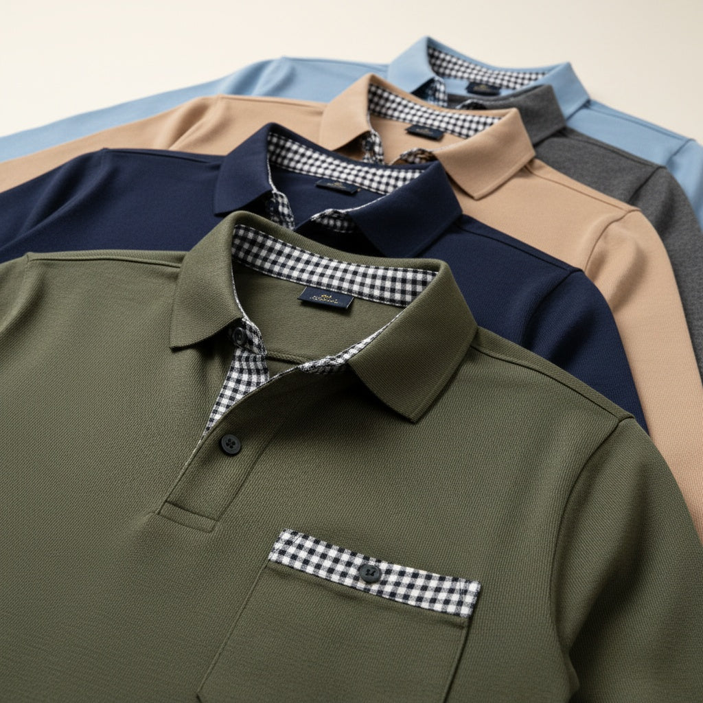 Mason | Langarm-Poloshirt