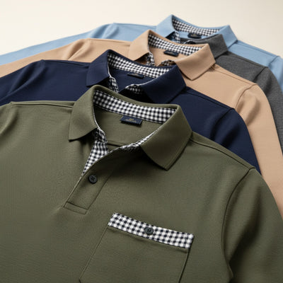 Mason | Langarm-Poloshirt