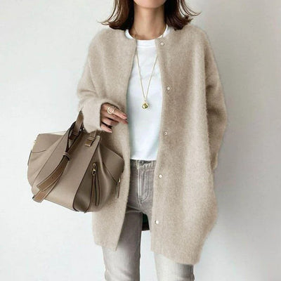 Lina | Kuscheliger Cardigan-Mantel